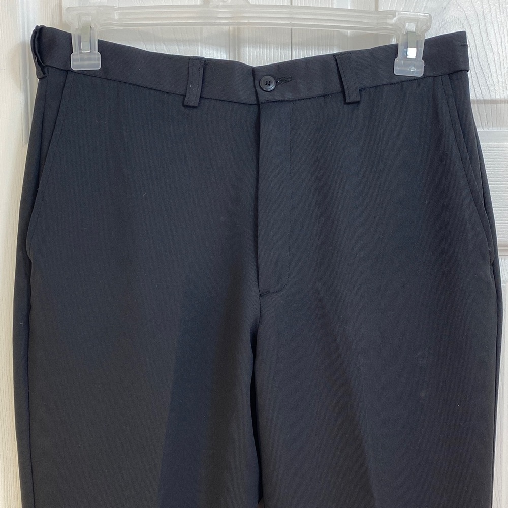 2 for $25 - MEN’s Classic Charcoal Dress Trousers, Expandable Waistband, 34 x 32